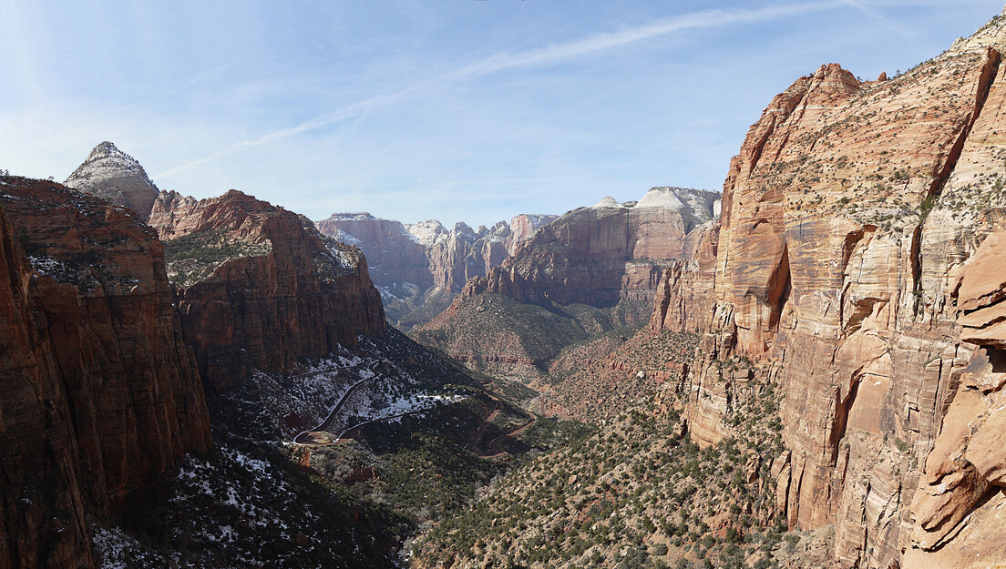 how big is zion national park